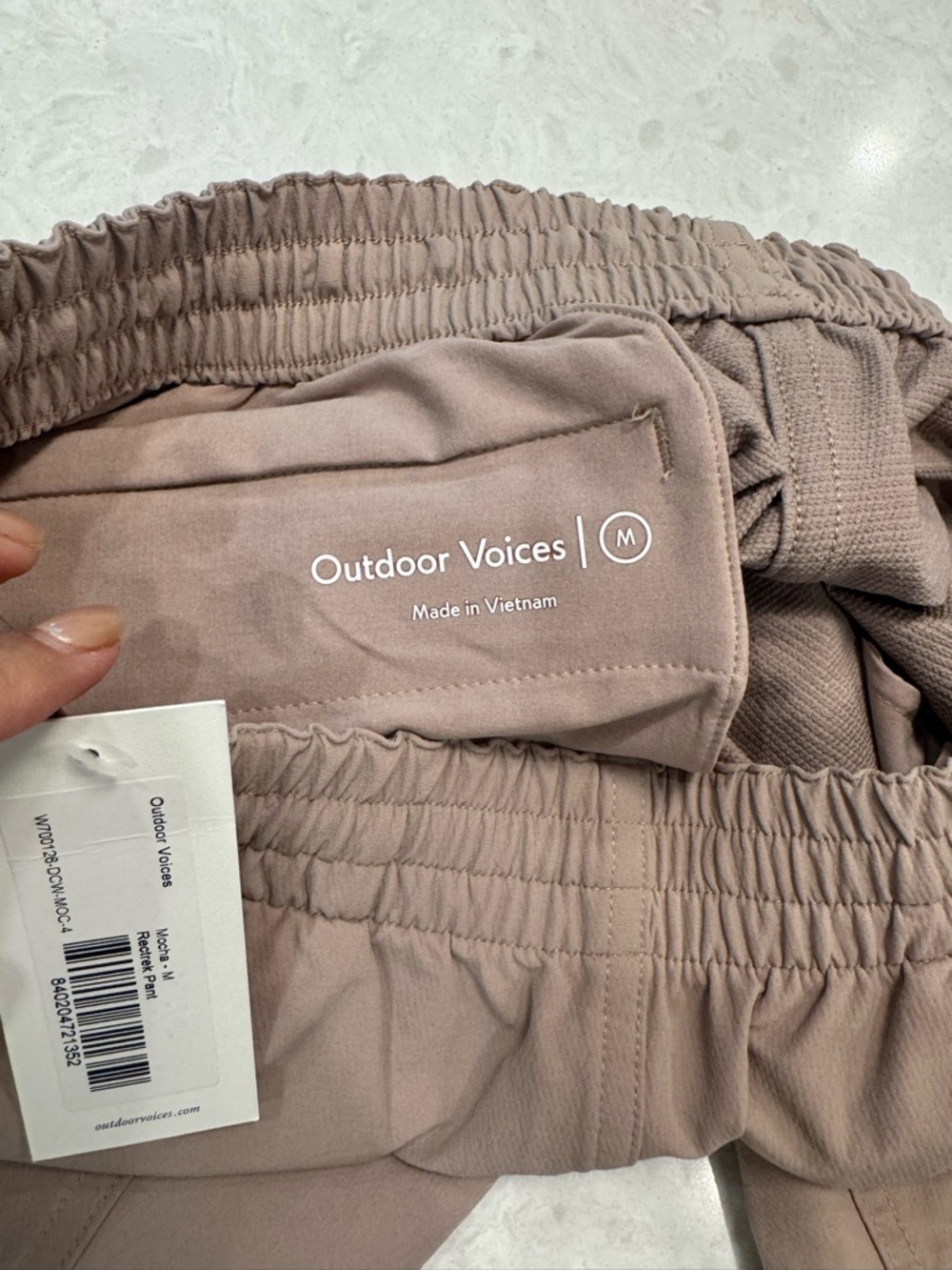 Outdoor Voices Rectrak Jogger Pants - mocha - blush - Picture 3 of 11